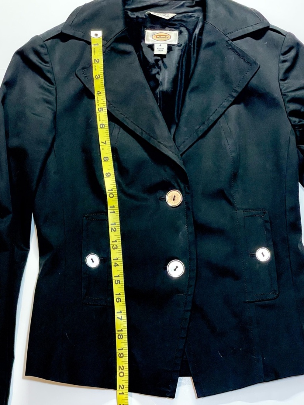 Talbots Classic Black Jacket - Picture 6 of 12